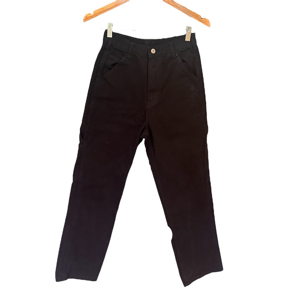 J.GALT (PacSun) High Waisted Black Cargo Pants Size S 100% Cotton
